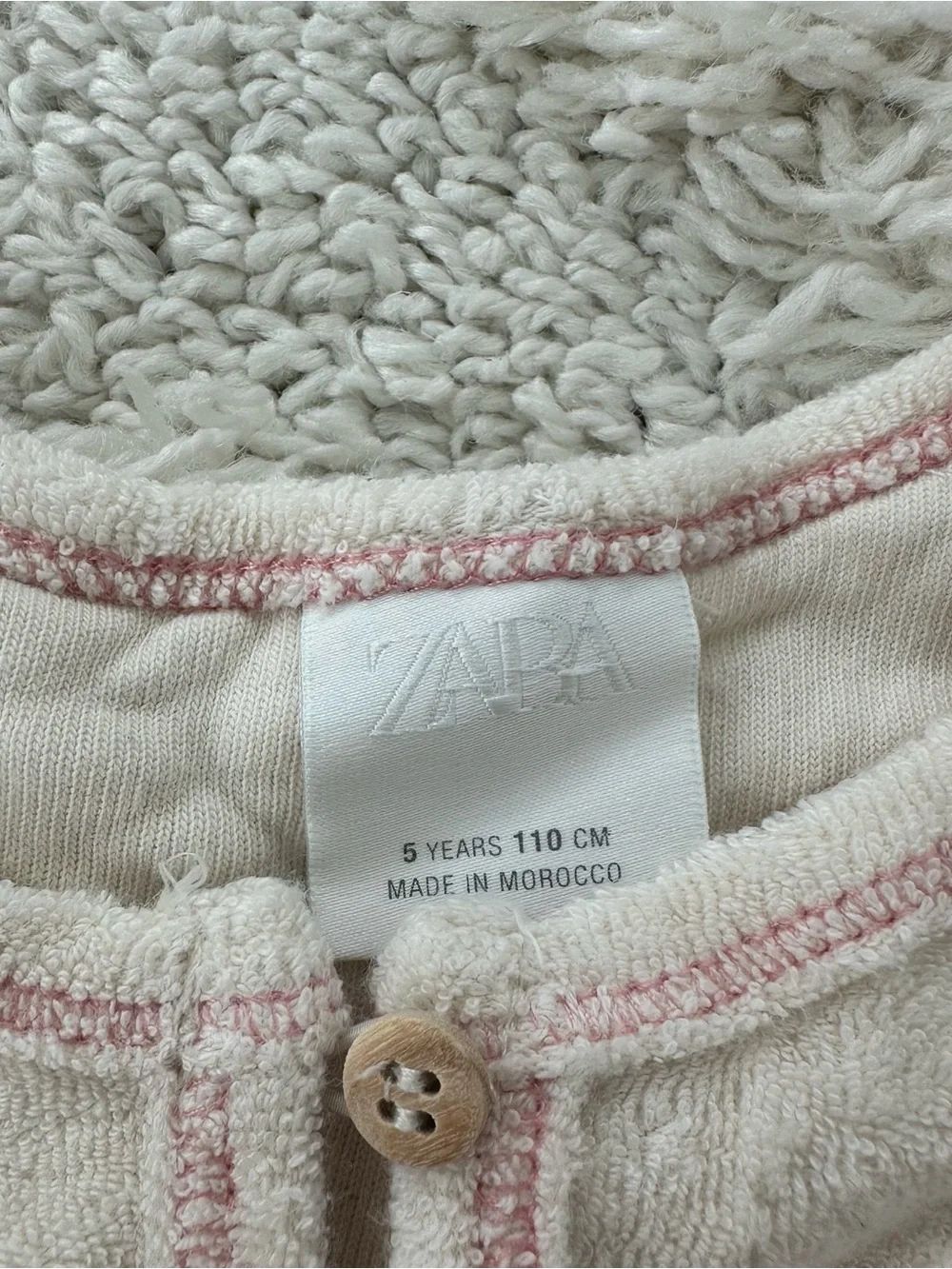 Zara Terry Seashell Romper